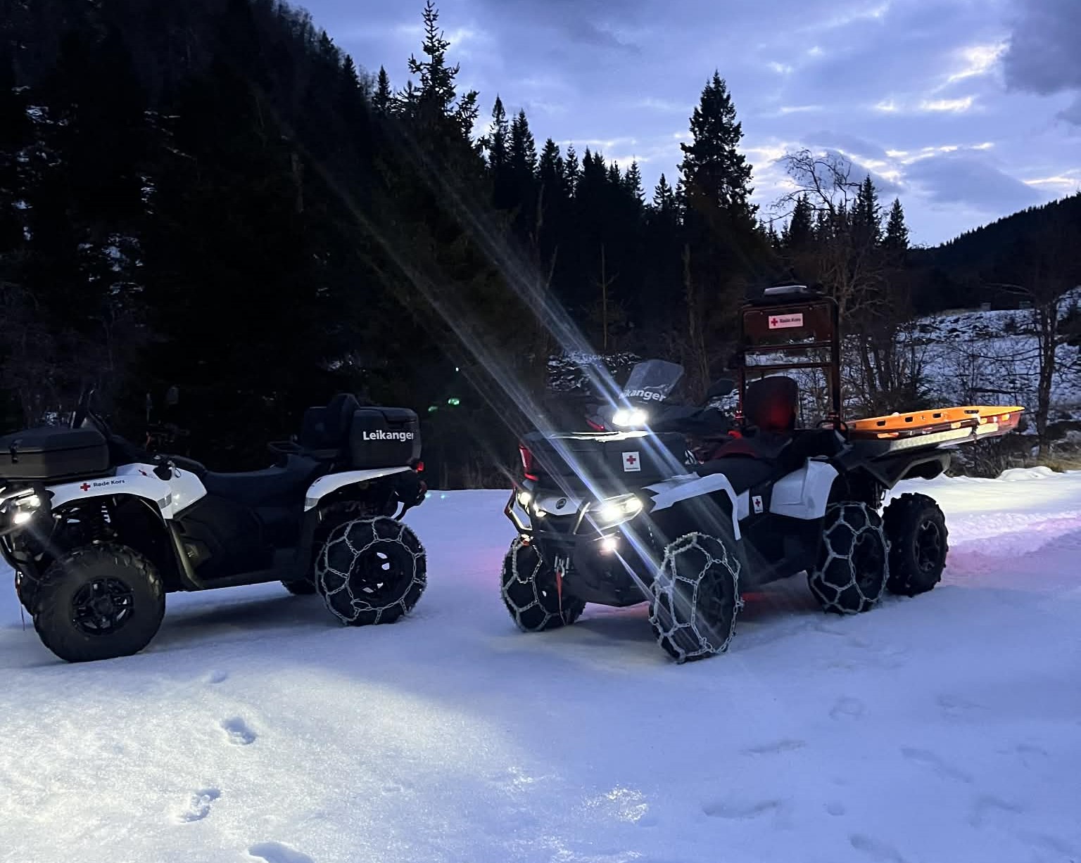 ATV-ane våre er klare for vinterføre